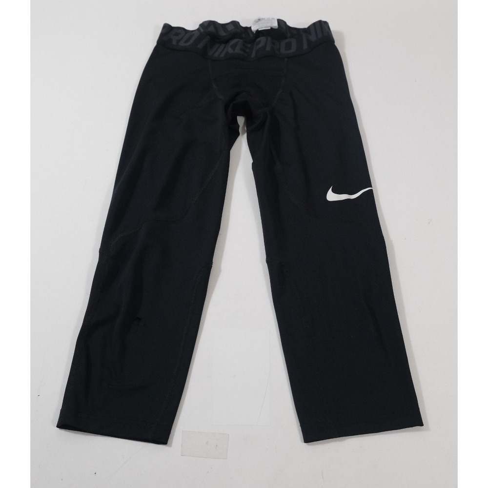 Nike Leggings Womens S Black Pro Dri-Fit‎ Compression Athletic Cropped Training